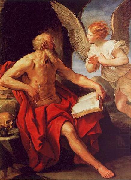 Guido Reni Saint Jerome and the Angel china oil painting image